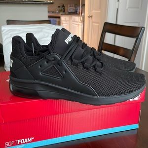 Black Puma sneakers